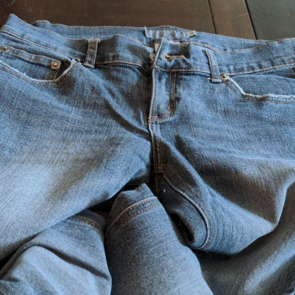 Garage low rise flared jeans